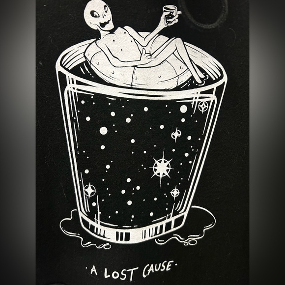 “A Lost Cause” Alien Hoodie - Picture 3 of 4